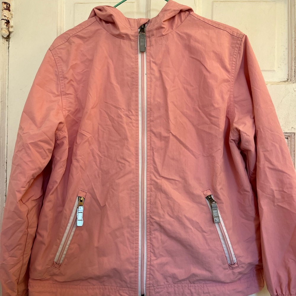 Hanna Andersson Pink Kids windbreaker in size 140 cm/8-10
